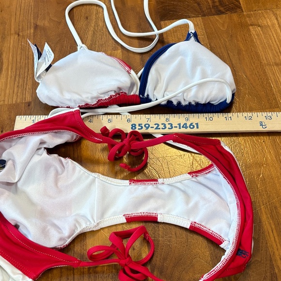 Polo by Ralph Lauren Red, White & Blue Stars and Stripes Bikini - Picture 4 of 5